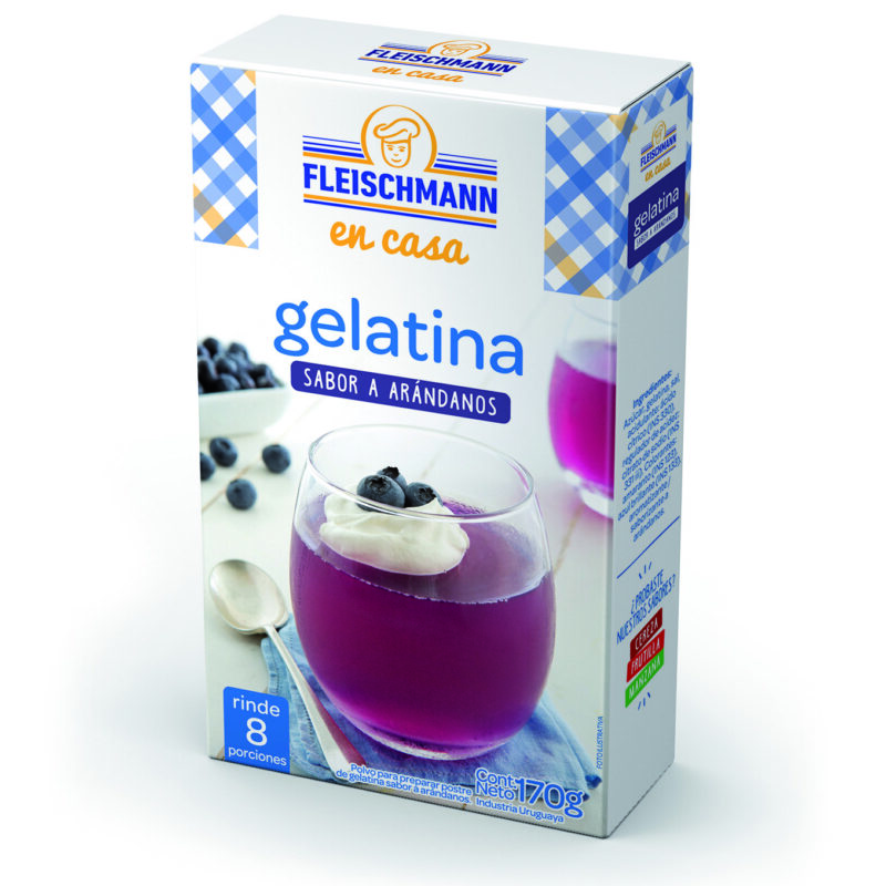 Gelatina de arándanos Fleischmann 8 porciones