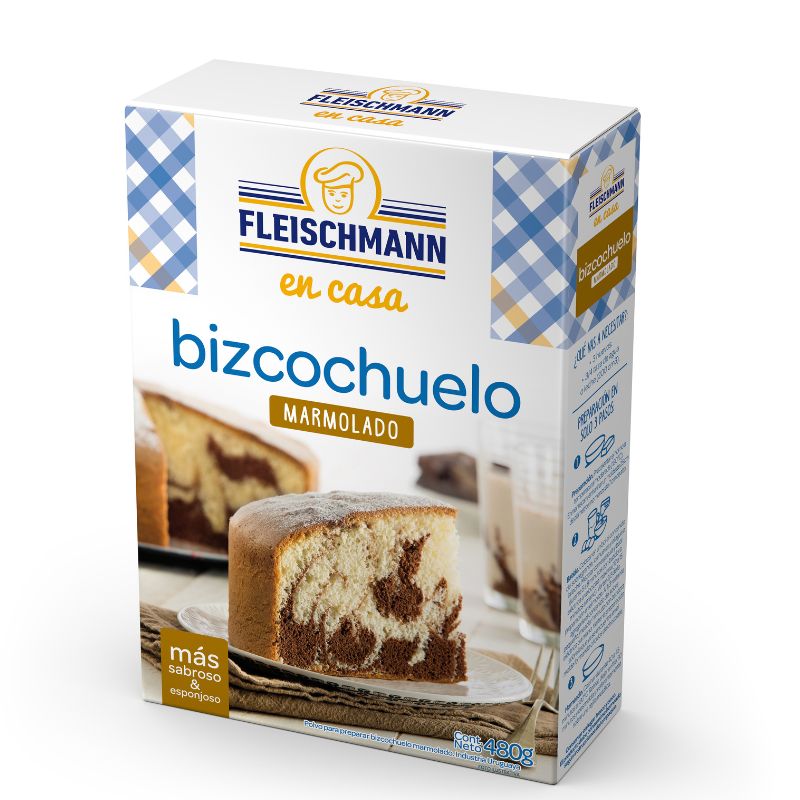 Premezcla Bizcochuelo marmolado Fleischmann