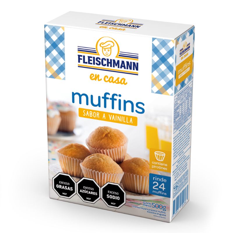 Premezcla Muffins vainilla Fleischmann