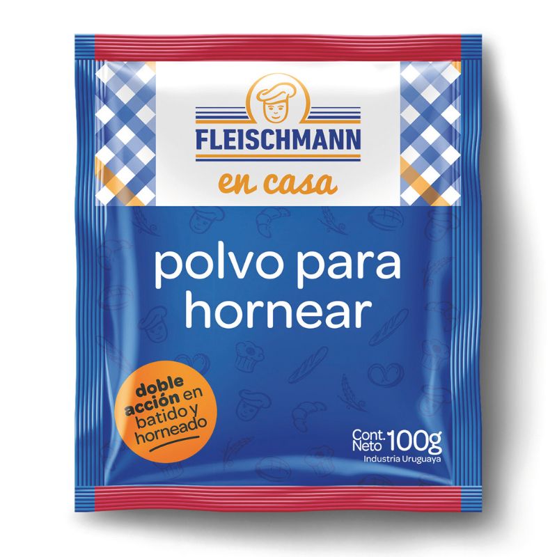 Polvo de hornear Fleischmann 100g