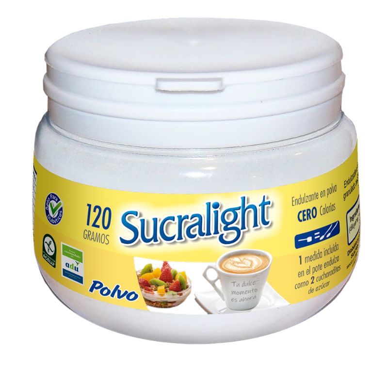 Endulzante Sucralight polvo 120gr
