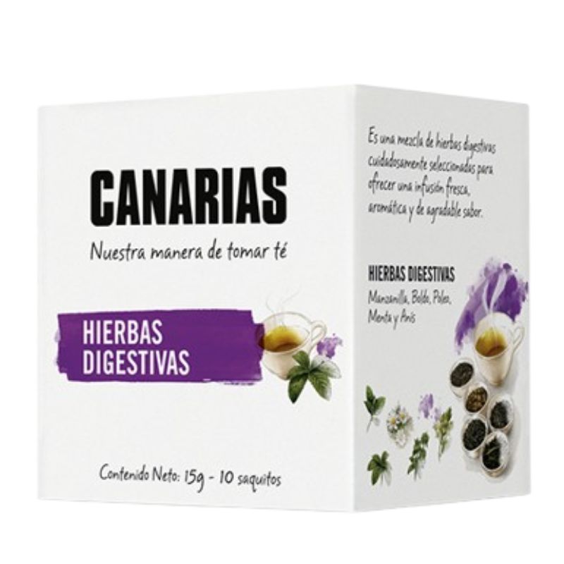 Té de Hierbas Digestivas Canarias x 10