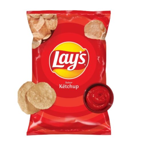 Papas Lays sabor ketchup