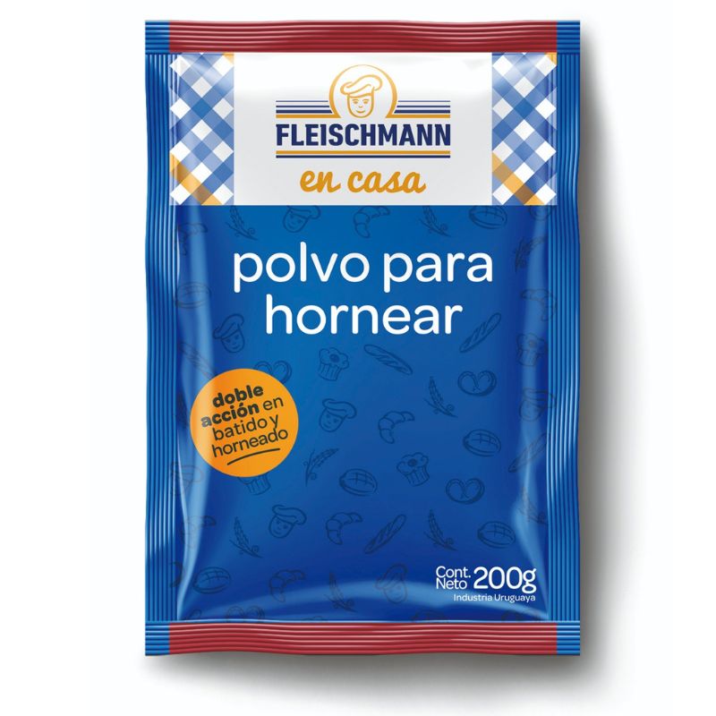 Polvo de hornear Fleischmann 200g