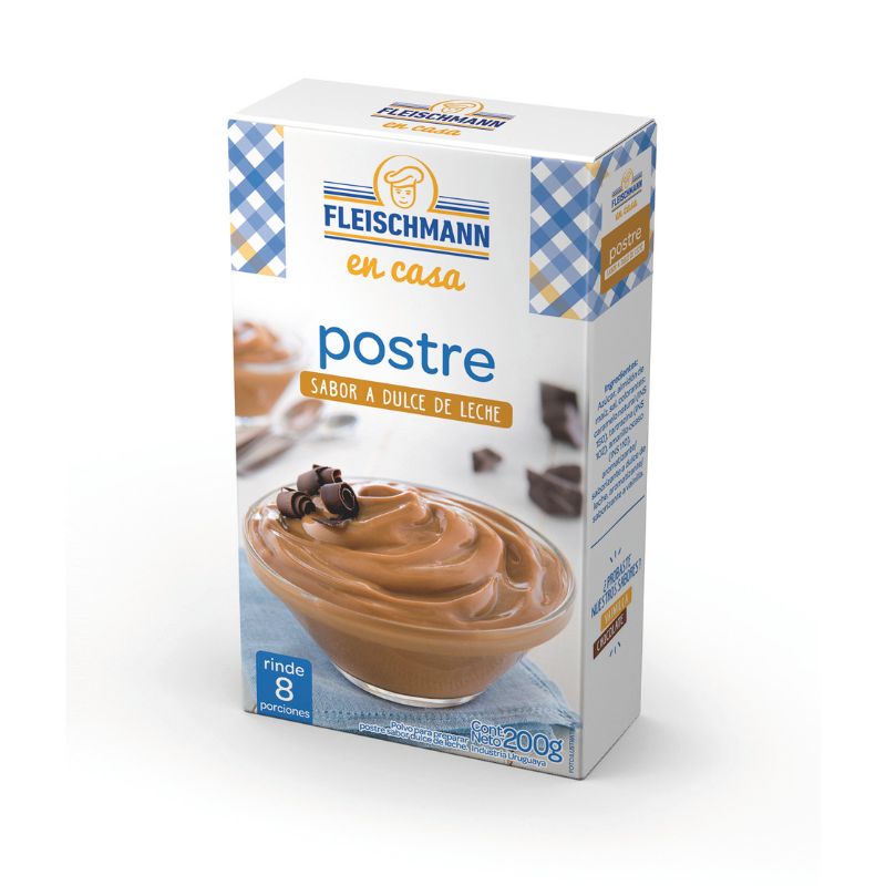Postre de dulce de leche Fleischmann 8 porciones