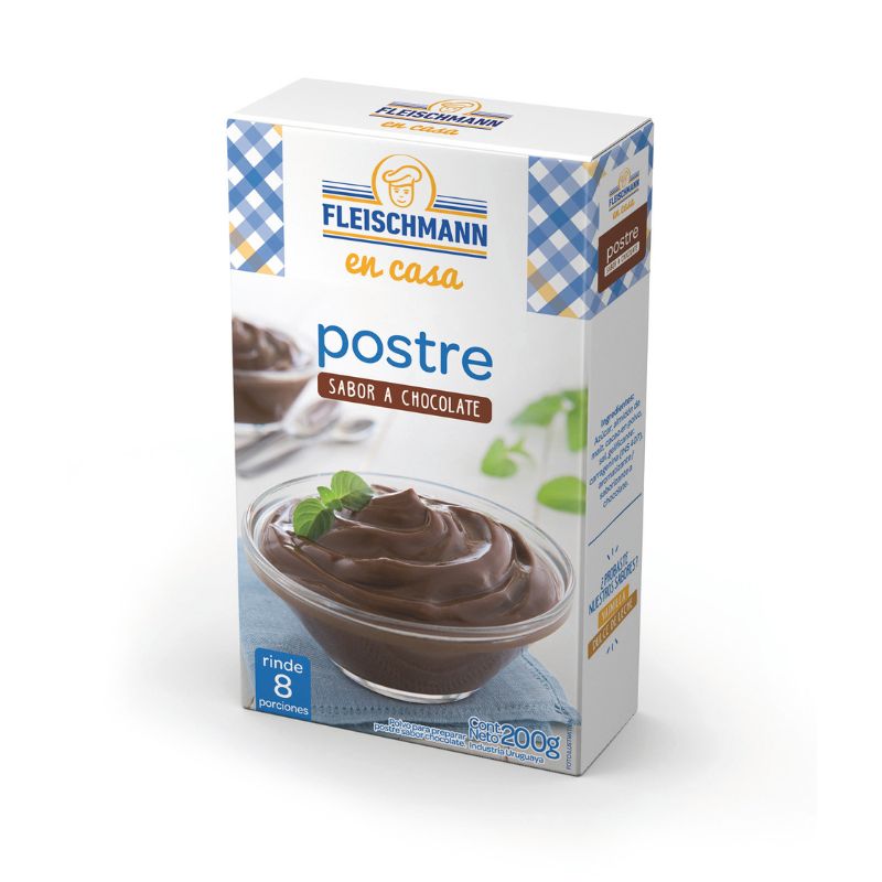 Postre de chocolate Fleischmann 8 porciones