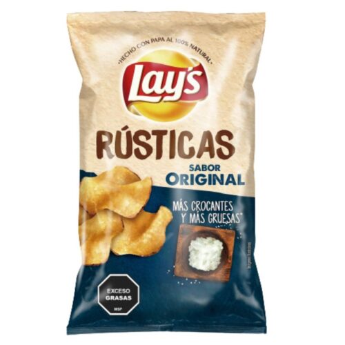 Papas Lays Rústicas sabor original