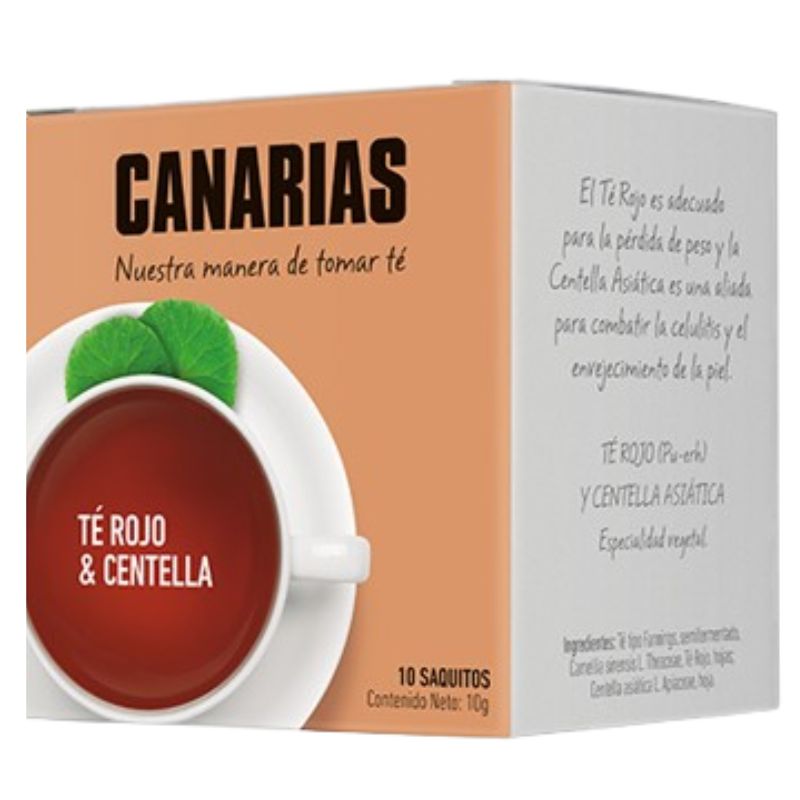 Té Rojo y centella Canarias x 10