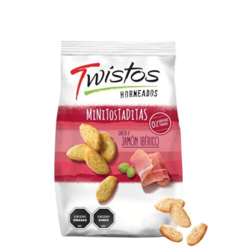 Twistos sabor jamón
