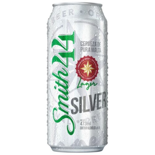 Cerveza Smith44 Silver Lata 473ml