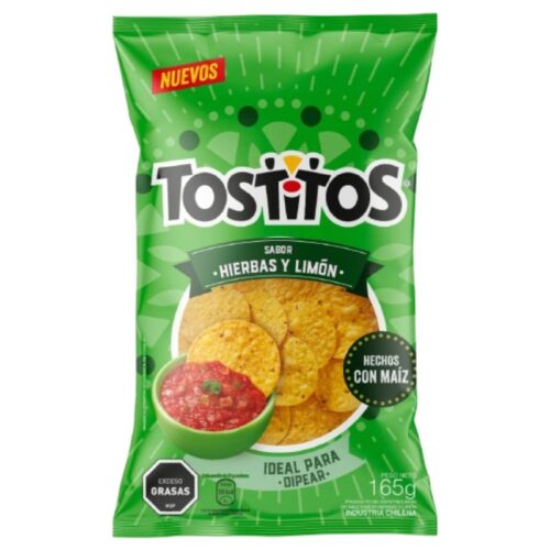 Tostitos sabor hierbas y limón